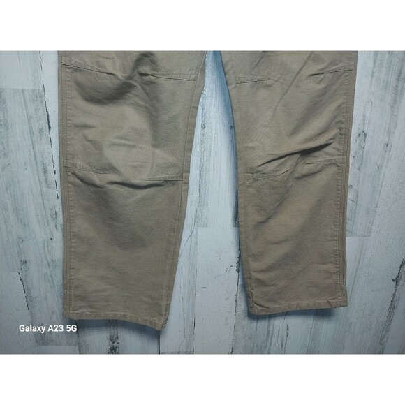 Eddie Bauer Tan Relaxed Fit Canvas Pants 34x30 - Picture 2 of 9